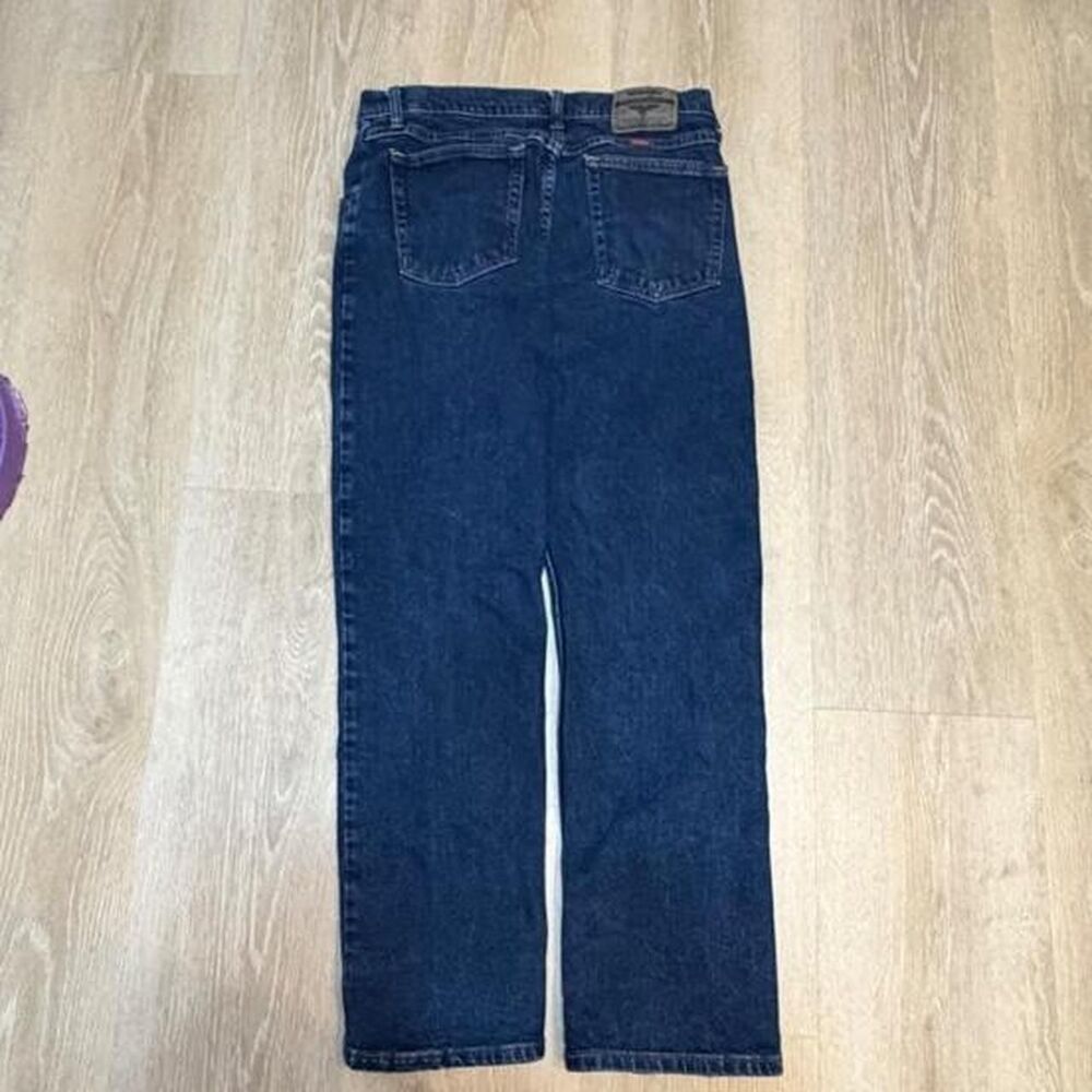 Wrangler Men's Blue and Navy Jeans